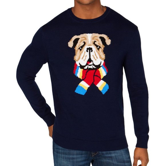 Club Room Crew Neck Sweater Size Small Navy